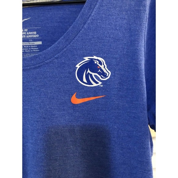Nike Women’s Denver Broncos Slim Fit Tee XL Blue - Picture 2 of 4